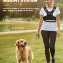 BAGAIL Adjustable Weighted Vest for Women 4-10lb, Comfortable U-Neck Rucking Vest with 6 Removable Weights, Storage Pocket and Reflective Strips for Walking, Jogging, Weight Loss & Home Workouts