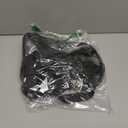 Clear Backpack for Stadium Events Clear Backpack 12x12x6 with Front Pocket for Concert Sport Fashion Women Backpack Events Work Travel (Black)