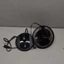 Holmes 6” Personal Table Fan – 2 Speeds, Compact, 15° Head Tilt, Wide-Angle Oscillation, Black