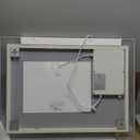 24"x32" LED Bathroom Mirror with Lights, Front & Backlit, 3 Colors Dimmable Lighted Bathroom Vanity Mirror, Anti-Fog, Memory Function, Shatter-Proof Tempered Glass (Square)