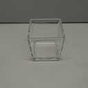 Kritkin 14 Pcs Glass Cube Vases 4 x 4 Inches for Centerpieces