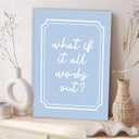 6 Pcs Blue Hydrangea Bow Canvas Wall Art How Lucky Are We Poster Prints Trendy Striped Coquette Paintings Pictures Sage Green Coastal Preppy Aesthetic Wall Decor for Girl Room Bedroom Living Room Office Dorm Apartment 12x16 Inch(Stretched Canvas On A Wooden Frame)