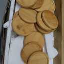 Cindeer 18 Pcs 2.5 Inch Owl Ceramic Succulent Planter Pots Mini Small Ceramic Pots with Drainage Hole and Bamboo Tray for Succulents Glaze Cactus for Home Garden Office Desk Decoration Gift Ideas