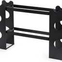 Small Dumbbell Rack Stand Only - Iron Weight Stand Holder Storage for Dumbbells (without Rubber Covers, black)