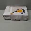 Hook On High Chair for Babies 6-36 Months - Portable Foldable Baby Feeding Seat with Carry Bag, Non-Slip Aluminum Clamp, Machine Washable Cover, BPA Free Booster Seat for Table (Black)