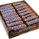 Snickers Single Bar Chocolate Candy, 48 bars of 1.86oz each. (EXP 03/31/27)