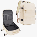 coowoz Travel Backpack For Women Men,Carry On Backpack,Hiking Backpack Waterproof Outdoor Sports Rucksack Casual Daypack Travel Essentials（Beige）