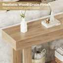 Console Table for Entryway, 47.2" Narrow Farmhouse Sofa Table Natural