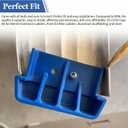 D1100 Series End Cap Kit for Wer-ner Ladder Extension Accessories, Model 25-3 Extension Ladders Parts Rubber End Caps Compatible with Wer-ner Ladder D1122-2, D1124-2, D1124-2AC94, D1128-2, D1132-2