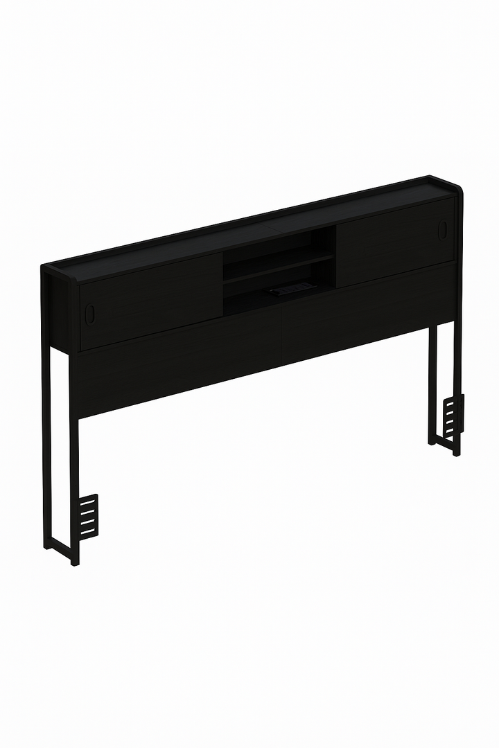 Headboard With Charging Station And Led Lights Headboard With Charging Station And Led Lights