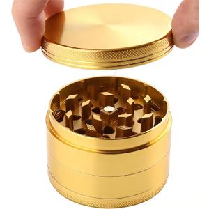 Spice Grinder Large 2.2 Inch (Gold)
