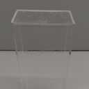 10" Acrylic Letter Charcuterie Tray - Reusable Fillable Alphabet Shape Charcuterie Box, Alphabet Shape Cake Candy Tray for Birthday Anniversary Party Decorations (Letter L)