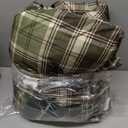 Eddie Bauer - Twin Comforter Set with Sham, Reversible Plaid Bedding