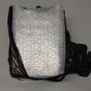 Clear Adhesive Wall Storage Bins, 4 Pack Cabinet Door Organizer Holders, Hanging Wall Mount Pockets, Plastic Cups for Shower Bathroom Makeup Office Craft Remote Kitchen Sink RV Organization (Large)