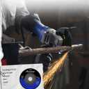 AVID POWER Angle Grinder, 7.5-Amp 4-1/2 inch Electric Grinder Power Tools with Grinding Wheels, Cutting Wheels, Flap Disc and Auxiliary Handle for Cutting, Grinding, Polishing and Rust Removal - Blue