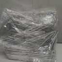 2Pack 2-Tier Bathroom Storage Organizer, Clear Under Sink Organizers Kitchen Vanity Counter Storage Container, Medicine Cabinet Drawers Bins, Pull-Out Organization with Track for Pantry