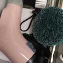 Dovety Electric Spin Scrubber, Cordless Cleaning Brush, Shower Scrubber with 8 Replaceable Brush Head, Power Cleaning Brush with Extension Handle, 2 Adjustable Speed, for Bathtub Tile Floor (Pink)