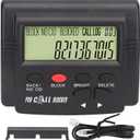 Call Blocker for Landline Phones, 2000 Groups, LCD Screen Display, Anti Harassment, Display Brightness, Large Capacity Prevent Harassment Caller ID Box with LCD Display