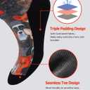 Diabetic Socks for Women & Men Extra Wide, Over The Calf Non Binding Lymphedema Neuropathy Swollen Feet for Women Men
