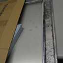 Stainless Steel Shelf 14" x 48", NSF Wall Mounted Commercial Metal Shelving with Backsplash for Restaurant, Utility Room, Kitchen and Garage