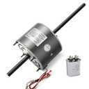 RV Air Conditioner Motor with Capacitor Compatible with Fasco D1092 1468-306 Y6L45 1468A306 7184-0 7855MVA-A11U Series Coleman Mach RV AC Fan Motor Replacement 1/3 HP 115 Volts 3.4 Amps 1675 RPM
