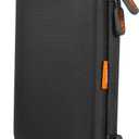 External Hard Drive Case - GLCON Shockproof EVA Carrying Case for WD My Passport Element Seagate Expansion Backup Toshiba 1TB 2TB 4TB - High Protection Portable Travel Electronic Power Bank Bag (Black)