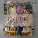 BTFBM Womens Spring 2026 Casual Maxi Dresses Short Sleeve Smocked Tiered Floral Boho Long Beach Dress with Pockets (XXL)