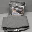 Genina 100% Waterproof Sectional Couch Covers for Dogs Reversible Couch Covers for Sectional Sofa L Shaped Sofa Slipcover Furniture Protectors Cover for Pets, Kids (Dark Gray, Large)