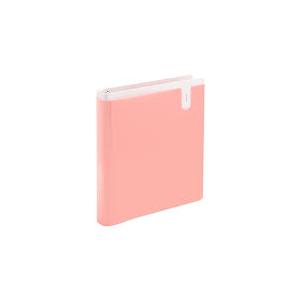 Poppin 1 Inch Binder - 3 Ring Binder with D-Shaped Rings and Easy Open Lever, 200 Sheet Capacity, Front and Back Translucent Pockets, 2 Interior Pockets, Cute Paper Storage (Pink)