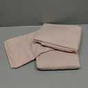 Amazon Basics Lightweight, Breathable, Wrinkle Resistant Microfiber 4-Piece Bed Sheet Set with 14-Inch Deep Pockets, Full, Blush Pink, Solid