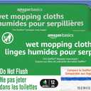 Amazon Basics Wet Mopping Cloth Refills, 24 Count (Fits Swiffer Sweeper Mop Heads)