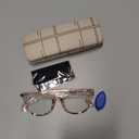 Gaoye Blue Light Blocking Glasses, Retro Round Eyewear Frame Anti Eyestrain Computer Glasses for Women Men - GY1688 (Pink Frame/Transparent Lens)