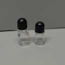 2PCS Glass Empty Roller Bottles with Plastic Roller Ball, Deodorant Roll On Bottles Containers Leak Proof Massage Roller Ball Bottles with Cap For Essential Oils Perfume Cosmetics (30ml+50ml)