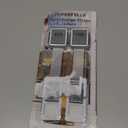 2-Pack Child Proof Fridge Lock with Adhesive - Adjustable Baby Proofing Straps - Refrigerator Lock for Kids - Freezer Latch to Keep Door Closed - for Toddlers, Cats, & Dogs - Universal Compatibility