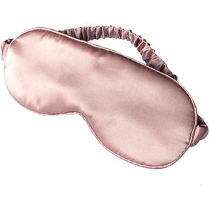 LULUSILK Mulberry Silk Sleep Eye Mask & Blindfold with Elastic Strap/Headband, Soft Eye Cover Eyeshade for Night Sleeping, Travel, Nap(Pink) (1 Count (Pack of 1))