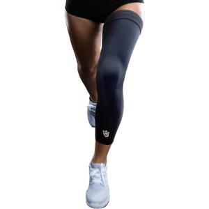 Vital Salveo -Germanium Recovery Compression Sports Full Leg Sleeve Length Thigh Calf Long Knee Sleeve with UV protection Support Single Tight. For Basketball, Arthritis Men and Women (1 PC)-Large