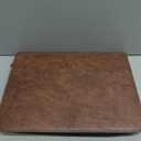 504 Pockets Classical Brown leather Card Binder, Premium 9-Pocket Trading Card Collectors Album, Side Load Card Holder for Various Trading Cards (Brown)