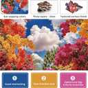 1000-Piece Puzzle for Adults - Relaxing Nature Jigsaw for Adults, Blooming Tree Canopy with Blue Sky Scene, Fun and Challenging Jigsaw Puzzles, 26.65 x 19.25 in