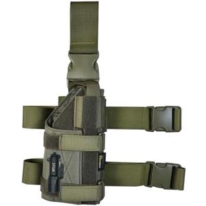 Tactical Universal Drop Leg Holster Adjustable Gun Holster - Right Handed Nylon Pistol Holster Thigh Holsters Fit All Full/Compact & Sub-Compact Size Pistols