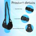 Airplane Foot Hammock for Foot Relaxation, and Cushion Foot Pad for Airplane Travel Accessories Travel Footrest Desk Portable Footrest.