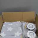 Asweets 2 in 1 Wooden Baby Walker Push and Pull Doll Stroller, Shopping Cart Learning Walker for Boys and Girls, Sit Stand Learning Toddler Toy (Grey)