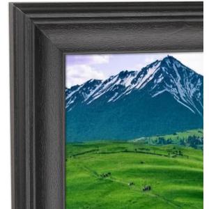 12x26 Picture Frame Solid Wood Black Suitable for Panoramic Photo/Poster/Painting/Puzzle (A23B1226)