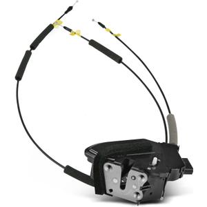 Power Door Lock Actuator Door Latch with Cables, Fits for 2013-2019 Nissan Sentra Rear Left (Driver Side Rear), Repalces OEM 82501-3SG0A, 82501-9AN0A, DL338