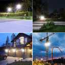 2 Pack 600W LED Flood Light, Outside Warm White Flood Lights,3000K 60000LM Super Bright Outdoor Security Lamp (3000W Equivalent), IP66 Waterproof Floodlight for Yard, Field, Court, Stadium