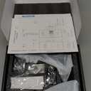 Smart Door Lock with Camera, Fingerprint Keypad Deadbolt, APP Remote Control, Video Doorbell with 2-Way Audio, Auto Lock, Keyless Entry Electronic Smairt Lock for Front Door, Black