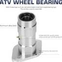 Rear Left or Right Axle Bearing Carrier for Yamaha Raptor 660R 2001 2002 2003 2004 2005, Replace for 5LP-25311-10-00