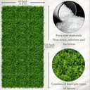 Artificial Grass Wall Backdrop Panels: 60"120" in (50 sqft) UV-Anti Greenery Boxwood Panels for Indoor Outdoor Green Plant Wall Decor & Ivy Fence Covering Privacy