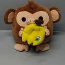 Snackles Series 2 Monkey & Dole 14 Inch Plush by ZURU, Ultra Soft Plush, Collectible Plush with Real Licensed Brands, Stuffed Animal, Giftable