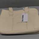 Dog Purse Carrier for Small Dogs Rabbit cat with Large Pockets, Cotton Bag, Dog Carrier Soft Sided, Collapsible Travel Puppy Carrier (Beige, 13.6" L x 6.5" W x 10" H)