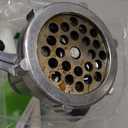 Meat Grinder, Aluminum Alloy Stainless Steel Meat Grinder Manual Small Sausage Stuffer, Meat Mincer for Home